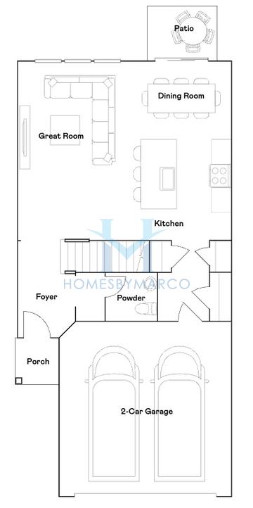 Marianne model in Crossings of Mundelein, Mundelein, IL, built by Lennar