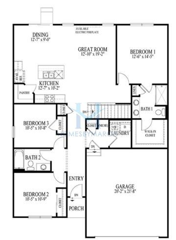 Photos of the Hampstead model in the Legacy Pointe subdivision in Joliet, IL