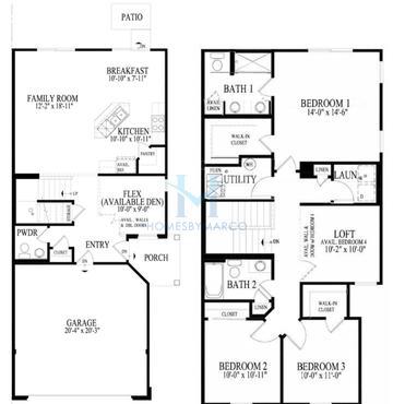 Photos of the Channing model in the West Lake subdivision in Cary, IL