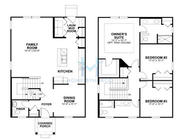 Photos of the Landers model in the West Point Gardens South subdivision in Elgin, IL