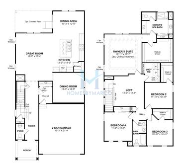 Photos of the Henley model in the Villas at the Commons subdivision in Hawthorn Woods, IL