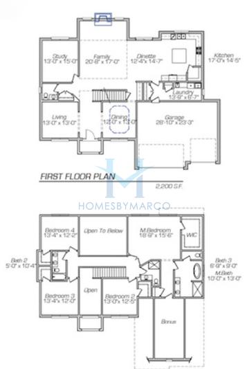 Photos of the Ironwood model in the Majestic Pines subdivision in Frankfort, IL