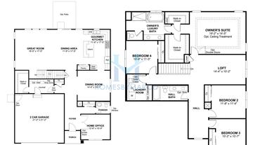 Photos of the Manchester model in the Link Crossing subdivision in Buffalo Grove, IL