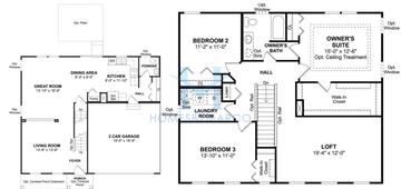 Photos of the Starks model in the Silver Leaf subdivision in Joliet, IL