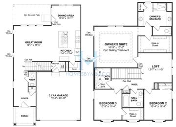 Photos of the Tucker model in the Villas at the Commons subdivision in Hawthorn Woods, IL