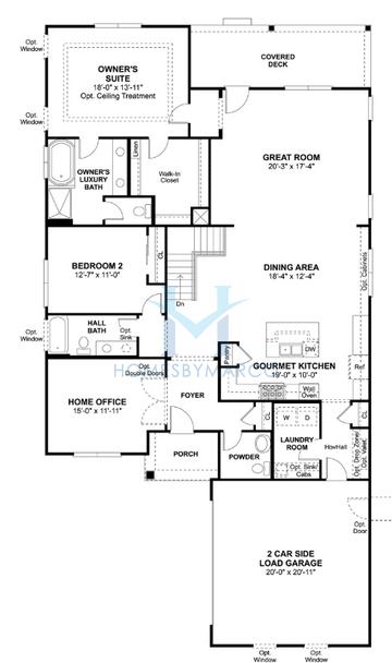 Photos of the Mills model in the Link Crossing subdivision in Buffalo Grove, IL