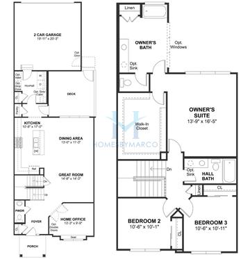 Photos of the Bradie model in the Link Crossing subdivision in Buffalo Grove, IL