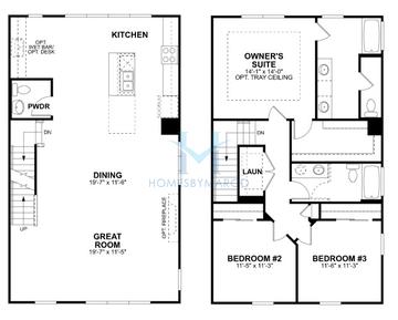 Photos of the Jackson model in the Meadow Square subdivision in Rolling Meadows, IL