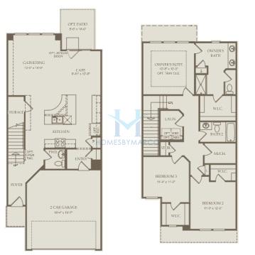 Photos of the Bowman model in the Meadow Ridge subdivision in Aurora, IL