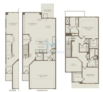 Photos of the Ashton model in the Meadow Ridge subdivision in Aurora, IL