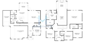 Photos of the Stanley model in the Tallgrass subdivision in Lake Barrington, IL