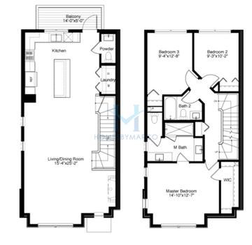 Photos of the Buckingham model in the Lexington Reserve at Oak Park subdivision in Oak Park, IL