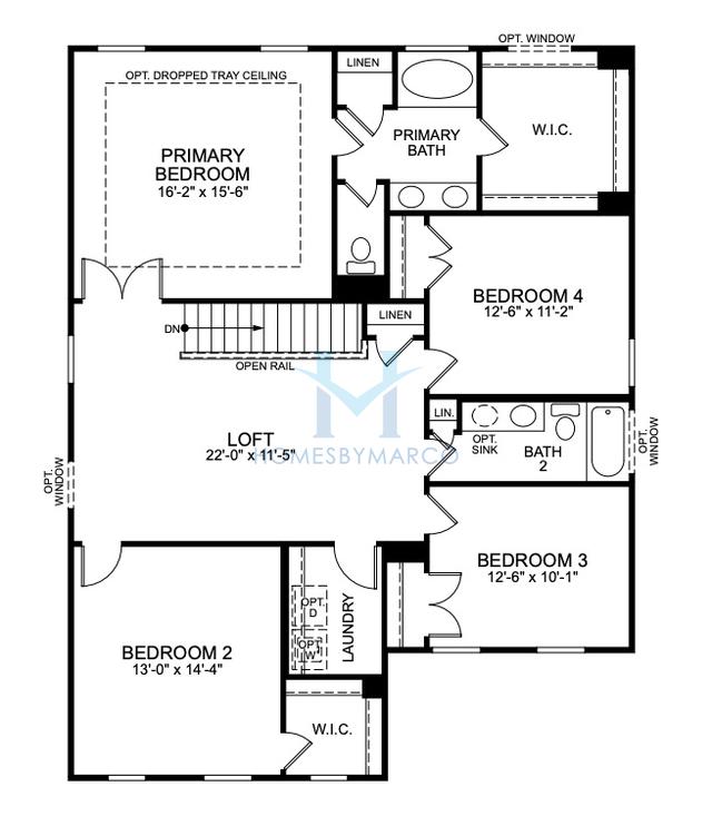 Drexel model in Parkview Estates, Concord, NC, built by Eastwood Homes