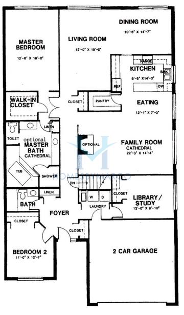 Photos of the Monarch model in the The Villas subdivision in Bloomingdale, IL