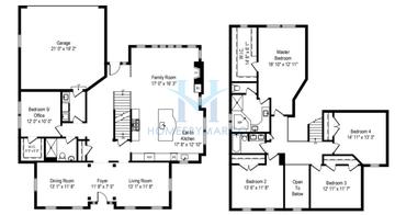 Photos of the Chadwick model in the Chapel Crossing subdivision in Glenview, IL