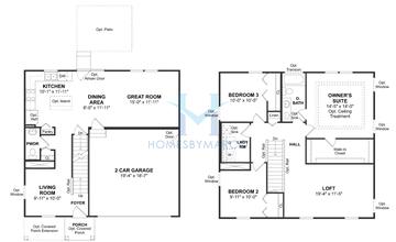 Photos of the Darling model in the Churchill Farms subdivision in Plano, IL