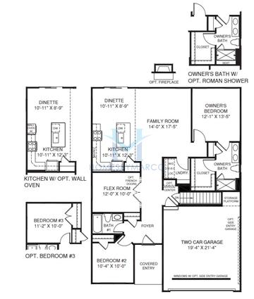 Photos of the Alberti model in the Heather Glen subdivision in New Lenox, IL