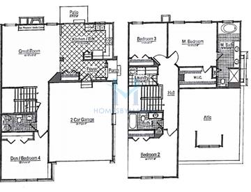 Photos of the Brooke model in the Hampton Knoll subdivision in Hoffman Estates, IL