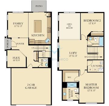 Photos of the Glenshire model in the Prairie Commons subdivision in Batavia, IL