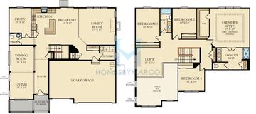Photos of the Manchester model in the Ponds of Stony Creek subdivision in Elgin, IL