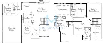 Photos of the Dover model in the Highland Woods subdivision in Elgin, IL
