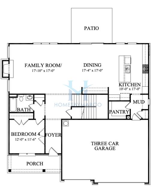 Photos of the Longwood model in the Arden on Lanier subdivision in Cumming, GA