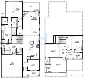 Photos of the Chestnut model in the Reserve at Barrington subdivision in Barrington, IL