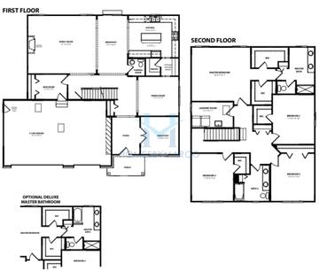 Photos of the Weston model in the Playa Vista subdivision in Plainfield, IL