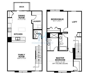 Photos of the Kingsbury model in the Gramercy Square subdivision in Aurora, IL