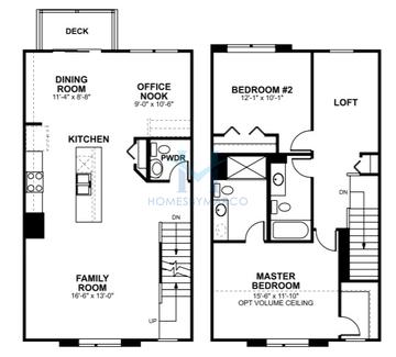 Photos of the Lasalle model in the Gramercy Square subdivision in Aurora, IL