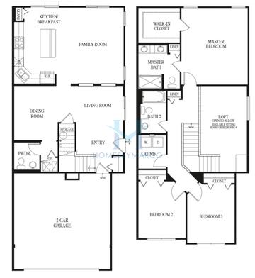 Photos of the Hastings model in the West Lake subdivision in Cary, IL