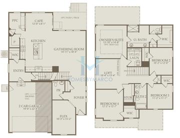 Photos of the Boardwalk model in the Hobson Hill subdivision in Woodridge, IL