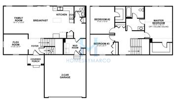 Photos of the Morgan model in the Legacy Pointe subdivision in Joliet, IL