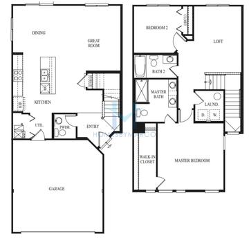 Photos of the Stirling model in the Windsor Ridge subdivision in Joliet, IL