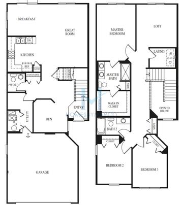 Photos of the Amberley model in the Windsor Ridge subdivision in Joliet, IL