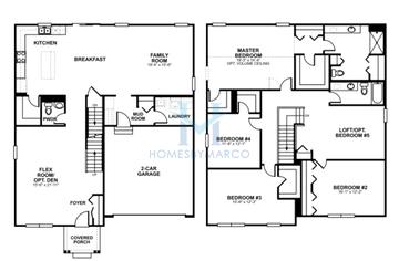 Photos of the Gresham model in the West Point Gardens South subdivision in Elgin, IL