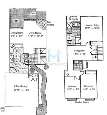 Photos of the Maple model in the Evergreen Woods subdivision in Mount Prospect, IL