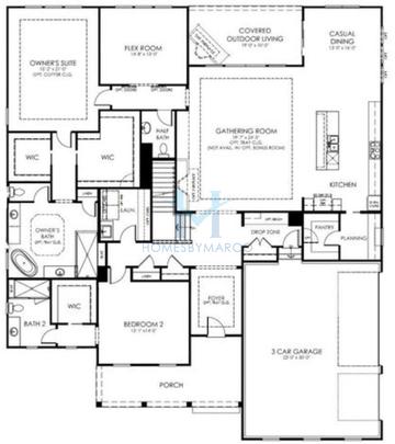 Photos of the Burnham model in the Tallgrass subdivision in Lake Barrington, IL