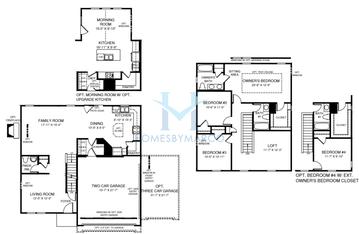Photos of the Florence model in the The Conservancy subdivision in Gilberts, IL
