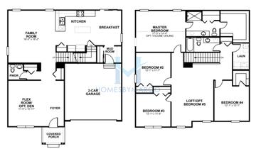 Photos of the Eliot model in the West Point Gardens South subdivision in Elgin, IL