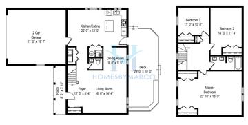 Photos of the Windsor model in the Villas by The Lake subdivision in Vernon Hills, IL