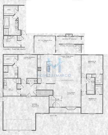 Photos of the Palmer model in the Liberty Trails subdivision in McHenry, IL
