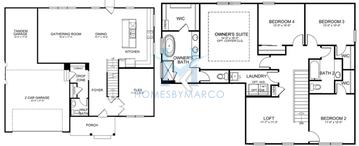 Photos of the Adler model in the Bravo Pointe subdivision in Bartlett, IL