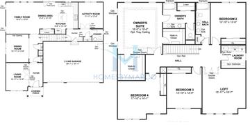 Photos of the Preston model in the Sagebrook subdivision in South Elgin, IL