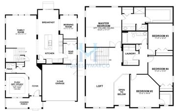 Photos of the Graham model in the Kettering Estates subdivision in Lemont, IL