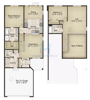 Photos of the Cypress model in the The Townes at Ashcroft Walk subdivision in Oswego, IL