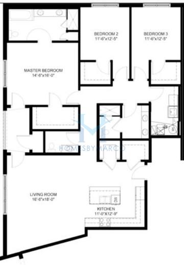Photos of the F model in the The Marquis on Maple subdivision in Downers Grove, IL