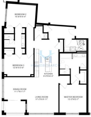 Photos of the C model in the The Marquis on Maple subdivision in Downers Grove, IL