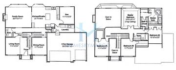 Photos of the Linda Lee model in the Dunmoor Estates subdivision in Plainfield, IL