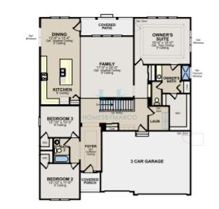 Photos of the Ridgefield model in the Windsor Ridge subdivision in Joliet, IL